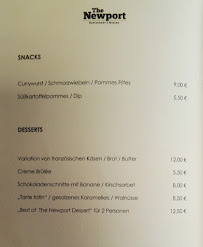 The Newport Restaurant & Marina - Lübeck à Lübeck menu