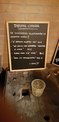 Osteria maledetti Toscani à Orbassano menu