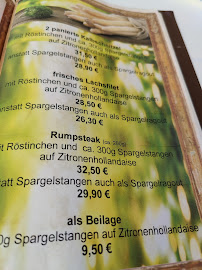 Menu / carte de Gellbersch Haus - Restaurant Region Bostalsee à Wadern