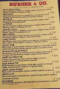 Menu du Acilia Diner American Restaurant Roma à Rome