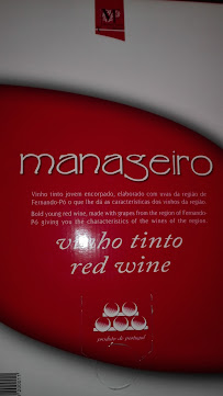 Menu du Restaurante Sólido à Vendas Novas