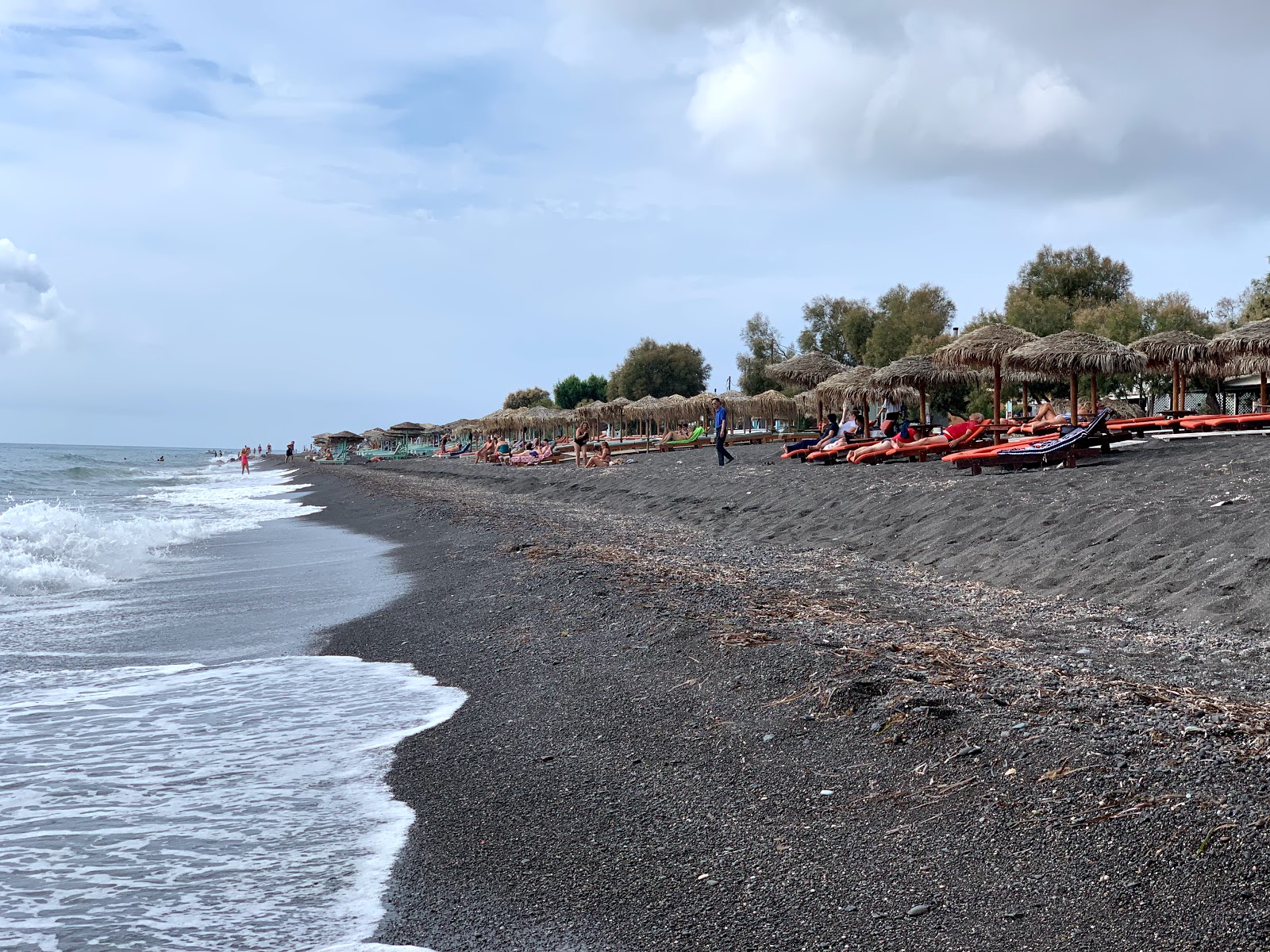 Foto van Perivolos Strand voorzieningenruimte