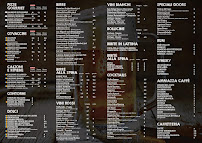 Menu / carte de Doors pub à Prato