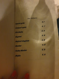 Restaurant Ristorante Cantine Pietratorcia à Forio (le menu)