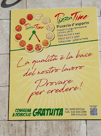 Menu / carte de Pizza Time à Augusta