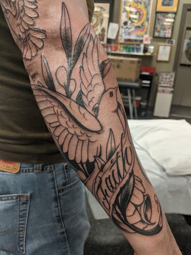 Explore pinterest flower tattoo ideas, creative tattoo ideas in Lincoln, available at Iron Brush Tattoo