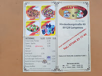 Hollywood à Langenau menu