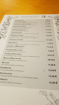 Restaurant Thüringer Küche Gaststätte SHAKESPEARES à Weimar - menu / carte