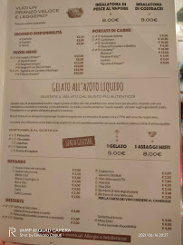Menu / carte de La Fraschetta del Mare à Anzio