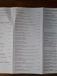 Menu / carte de Ristorante La Cantina à Homberg