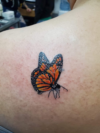 Explore hairline tattoo ideas male, creative tattoo ideas in Wisconsin Dells, available at Twisted Dimensions Tattoo Studio