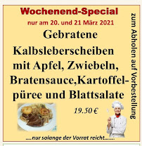 Restaurant Restaurant Huber à Bad Rappenau (le menu)