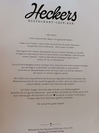Heckers - Restaurant, Café, Bar à Gründau menu