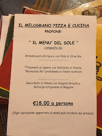 Ristorante Il Melograno à Imperia menu