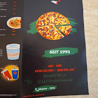 Menu du Pizza-Galerie à Großalmerode