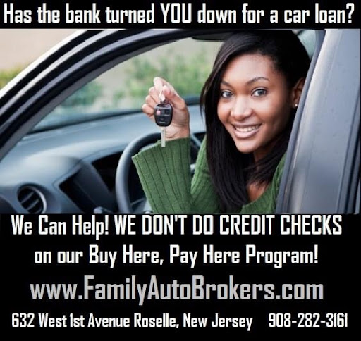Used Car Dealer «Family Auto Brokers», reviews and photos, 632 W 1st Ave, Roselle, NJ 07203, USA