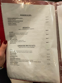 Carte du Spaghetteria Wonderful à Montecchio Maggiore