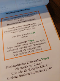 Nationalparkgaststätte Rehberger Grabenhaus à Sankt Andreasberg menu