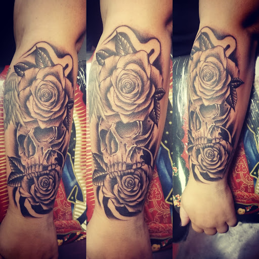 Explore japanese leg tattoo ideas, creative tattoo ideas in Tucson, available at Jesses Tattoos & Tattoo Supplies