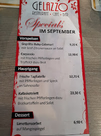 Gelazzo à Herzogenrath menu