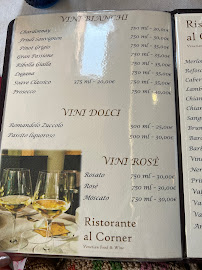 Restaurant italien Ristorante Al Corner à Venice (le menu)