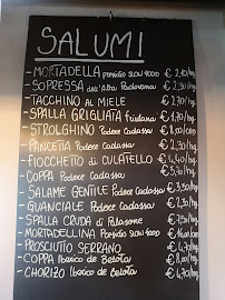 Osteria Volante à Torreglia menu
