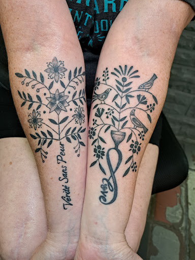 Explore dog grooming tattoo ideas, creative tattoo ideas in Philadelphia, available at Tattoo Odyssey Inc