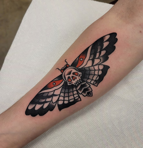 Explore tattoo ideas for back of shoulder, creative tattoo ideas in Painesville, available at The Inkwell Tattoo Company