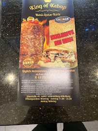 King of Kebap à Schönenberg-Kübelberg carte