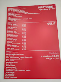 Menu du Na Gulìa à Lamezia Terme