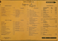 Menu du Trattoria Sapere E Sapori à Ostuni