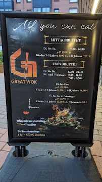 Carte du Restaurant Great-Wok à Trier