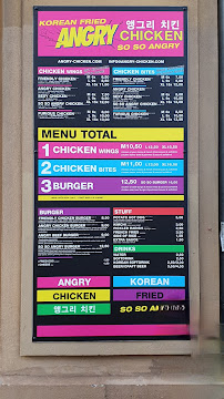 Restaurant Angry Chicken à Berlin - menu / carte