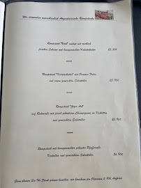 Menu / carte de Landgasthof Wildenburger Hof à Friesenhagen