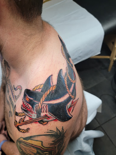 Explore tattoo ideas mechanic, creative tattoo ideas in Charleston, available at Broken Lantern Tattoo