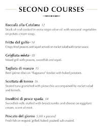 Restaurant Cibarè Ristorante Napoli à Naples (la carte)