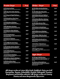 Menu du Premium Burger à Munich
