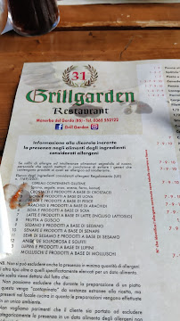 Grill Garden di Repaci Melissa snc à Manerba del Garda menu
