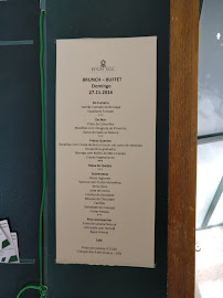 Menu du Estufa Real à Lisbon