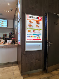 Menu du Kentucky Fried Chicken à Berlin