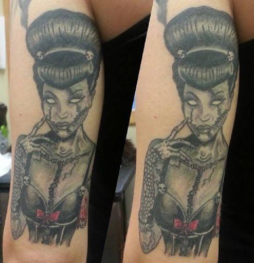 Explore tattoo ideas arm sleeve, creative tattoo ideas in Aurora, available at Ronin Tattoo Studio INC