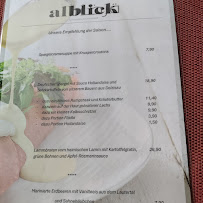 Menu / carte de Gaststätte Albblick à Köngen