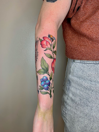 Explore anchor tattoo ideas for men, creative tattoo ideas in Brooklyn, available at Queen of Crowns Tattoo