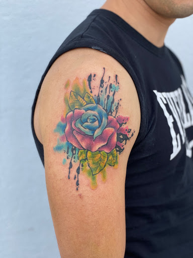 Explore linear tattoos ideas, creative tattoo ideas in Saint Petersburg, available at Foolish Pride Tattoo Co.