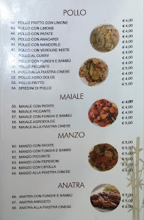 Ristorante Panda cinese-giapponese à Ovada carte