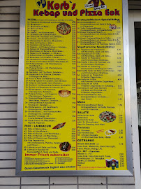 Menu du Hasan Mendes Korbs Kebab- und Pizzaeck à Korb