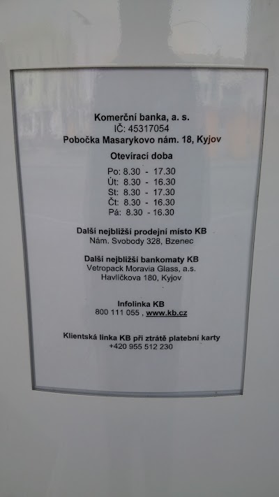 Photos of Komerčn&iacute; banka, pobočka
