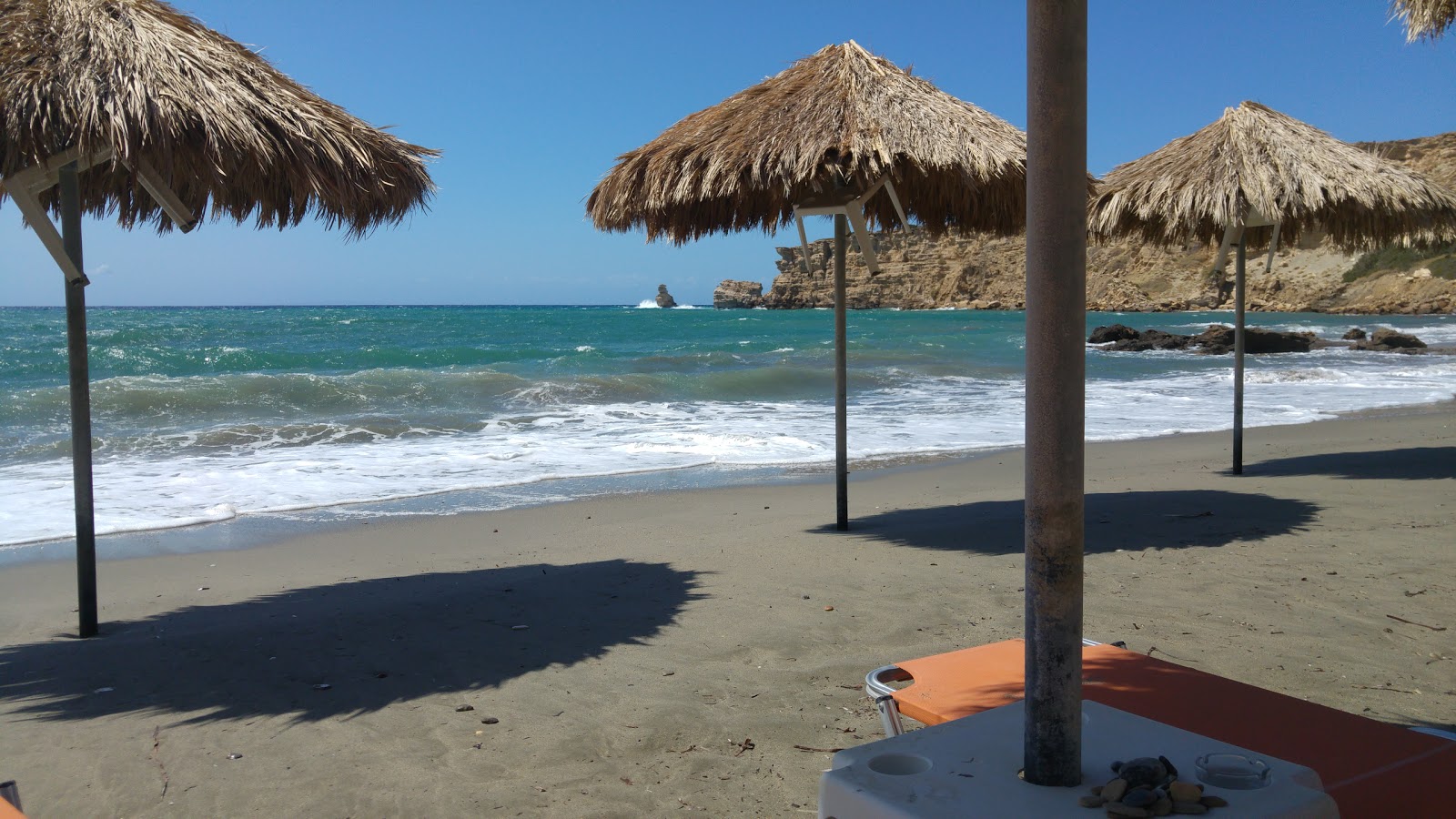 Photo de Triopetra beach - endroit populaire parmi les connaisseurs de la détente