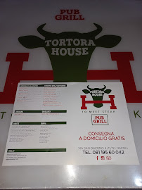 Sandwicherie Tortora House à Naples (la carte)