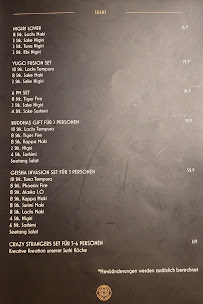 Restaurant asiatique KYKO à Memmingen (la carte)